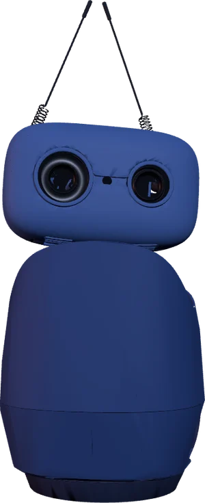 3D model of EMORI, a small desktop robot.